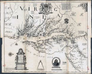 02 Heřmanova precizní mapa Marylandu a Virginie