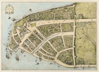 02 a NovýAmsterdam mapa z r. 1660