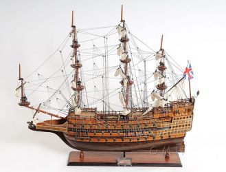 04 Sovereign of the Seas z r. 1637 pět děl.palub
